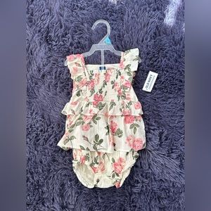 COPY - OLD NAVY FLORAL TWO PIECE MATCHING SET